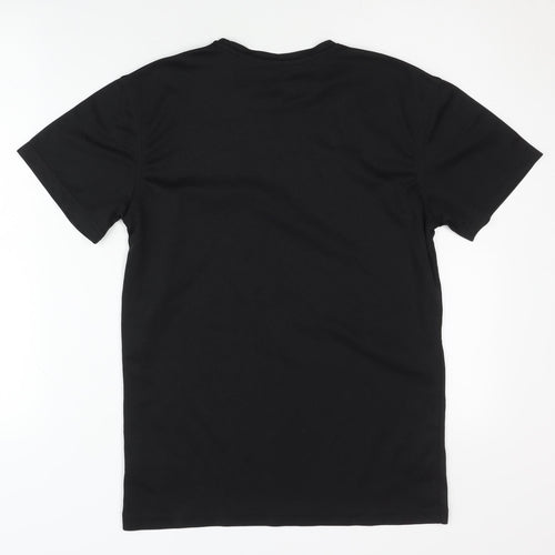 Identic Men's Black S Pullover T-Shirt