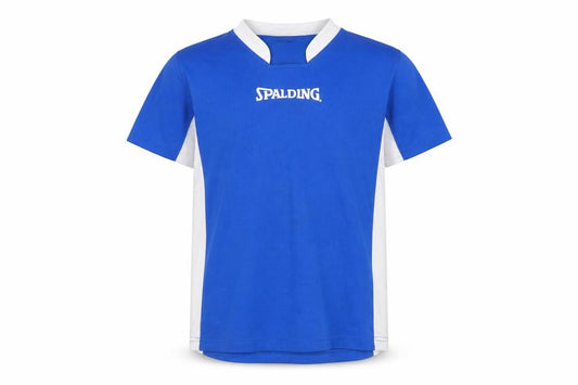 Front view of Spalding Men's Blue XS Jersey T-Shirt