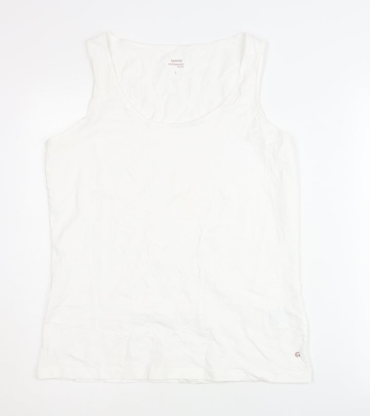 Tchibo Women's White Tank Top L