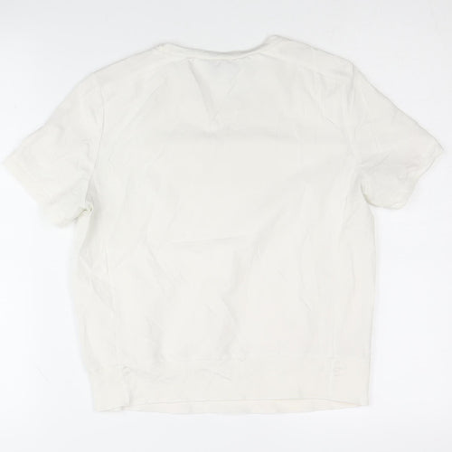 BR STANDARD Women's White T-Shirt, 2XS, Classic Crew Neck