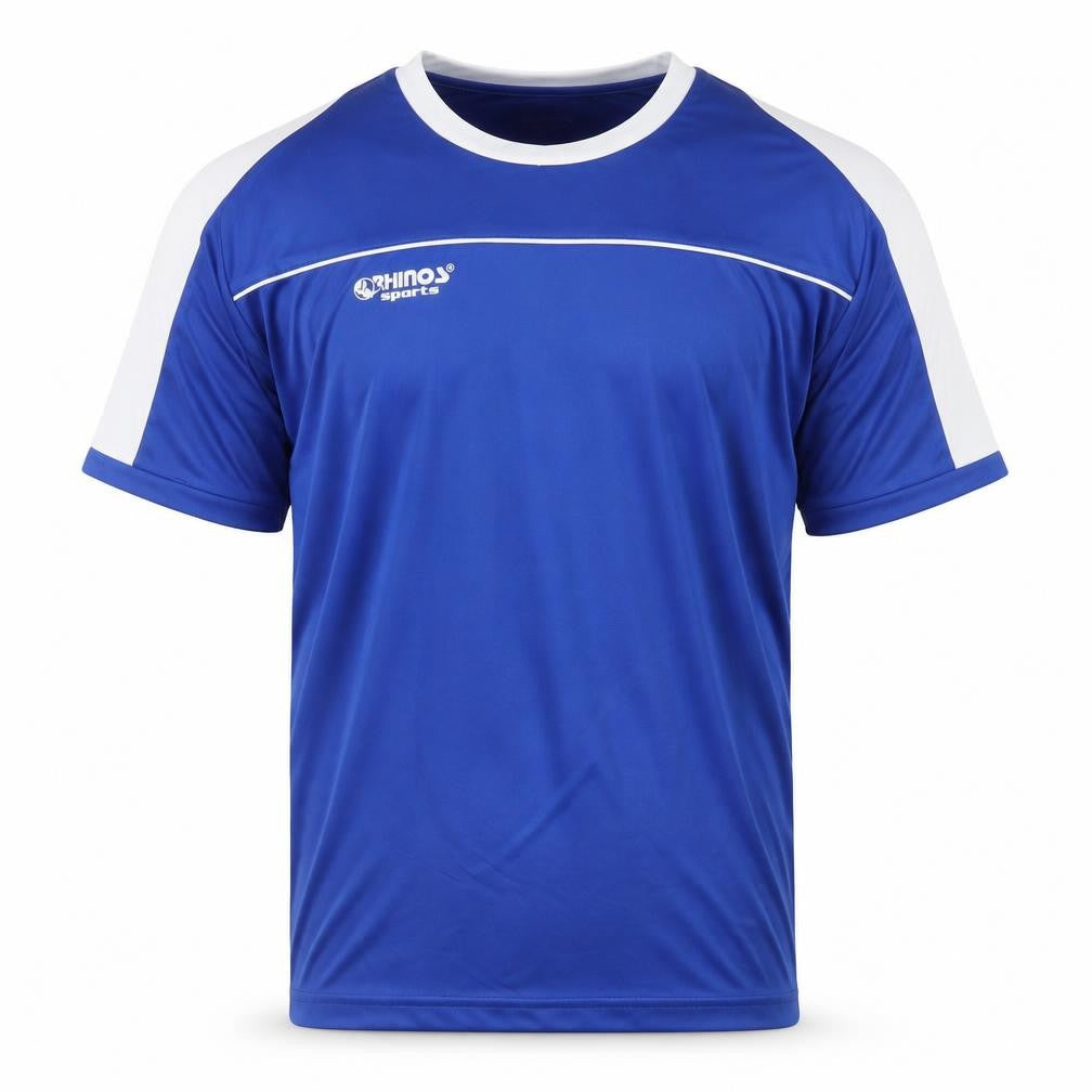 Rhinos Sports Men's Blue T-Shirt, Size L, Pullover, Logo