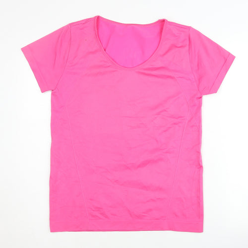 Crivit Women's Pink Gym T-Shirt, Size L