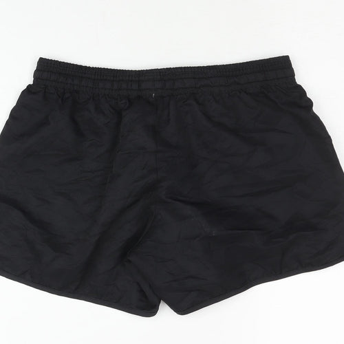 Decathlon Girls Black Athletic Shorts 12-13Y Quick Dry