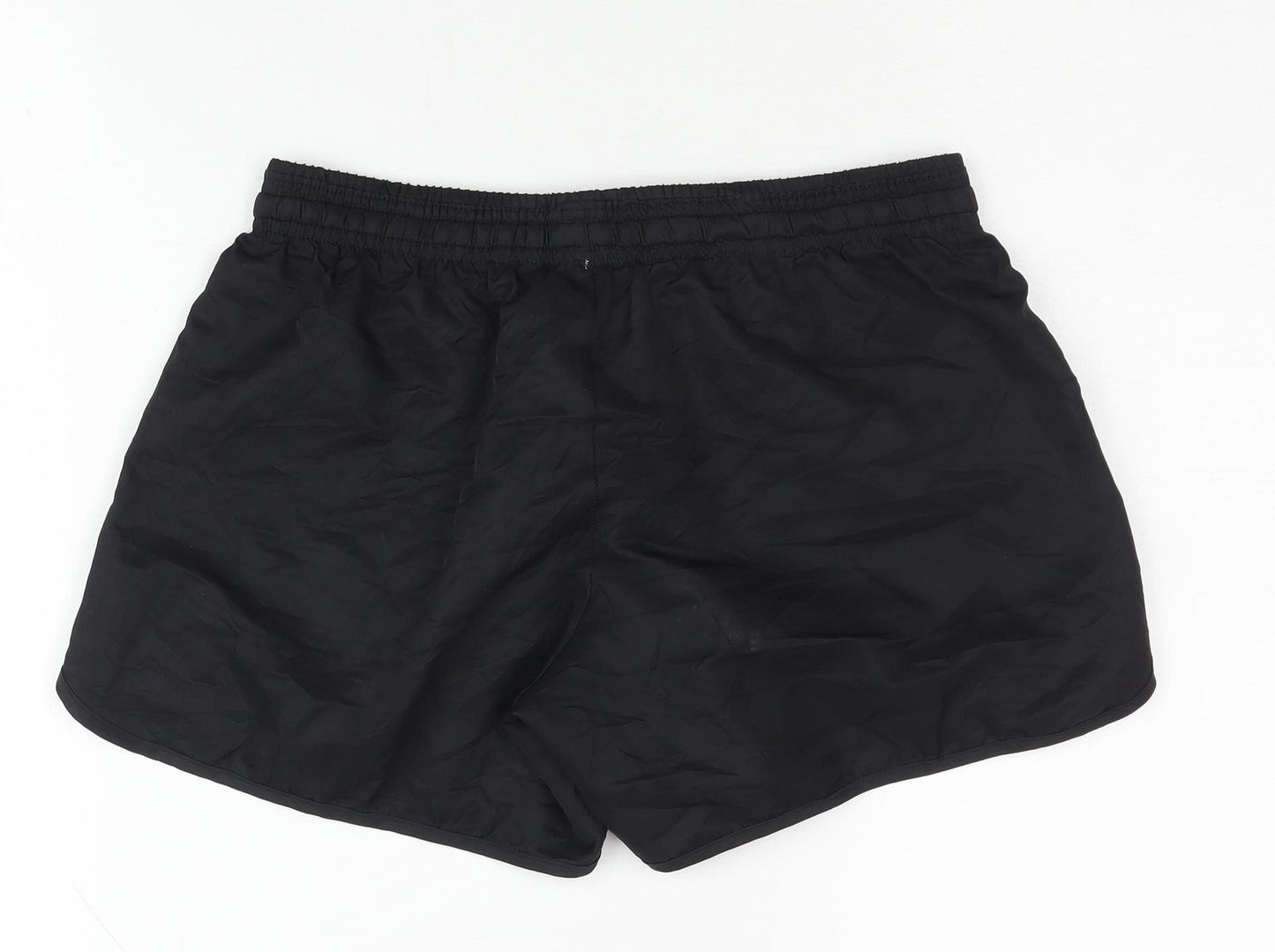 Decathlon Girls Black Athletic Shorts 12-13Y Quick Dry