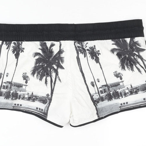 Rip Curl Women's Beach Shorts, Black/White M, Tropical Style