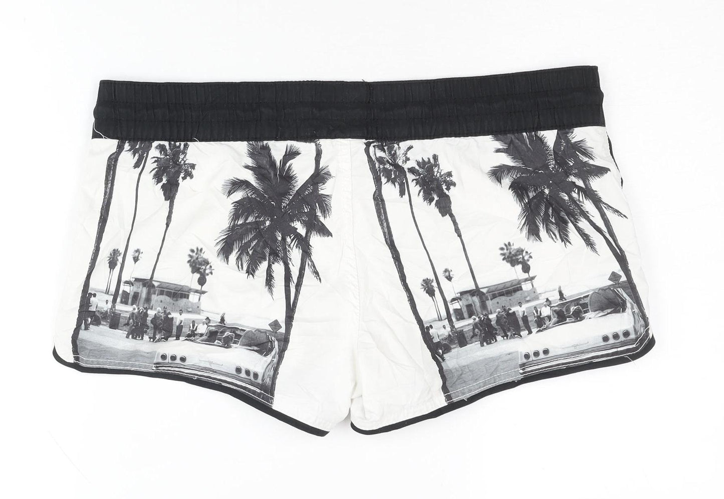 Rip Curl Women's Beach Shorts, Black/White M, Tropical Style