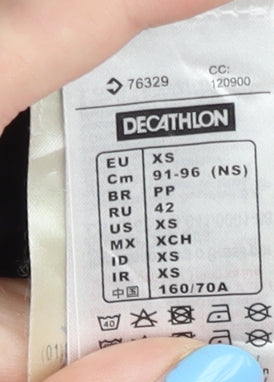 Decathlon Women's Black XS Athletic Shorts