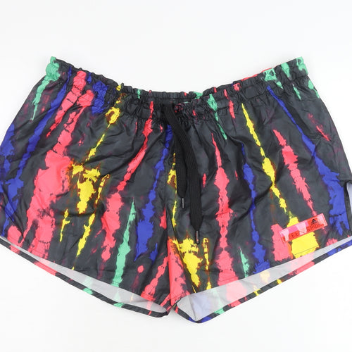 Adidas Women Multicoloured Athletic Shorts L