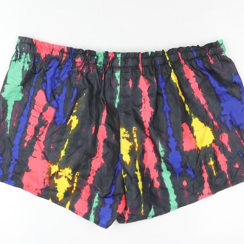 Adidas Women Multicoloured Athletic Shorts L