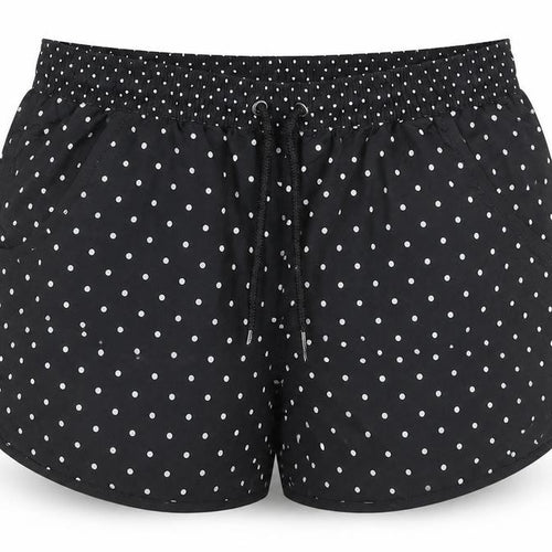 Gina Benotti Women's Black Polka Dot Athletic Shorts Size 16