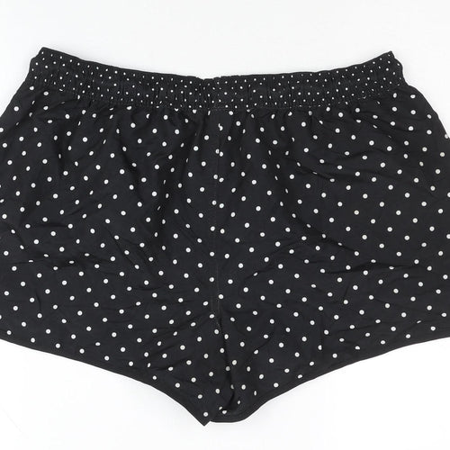 Gina Benotti Women's Black Polka Dot Athletic Shorts Size 16