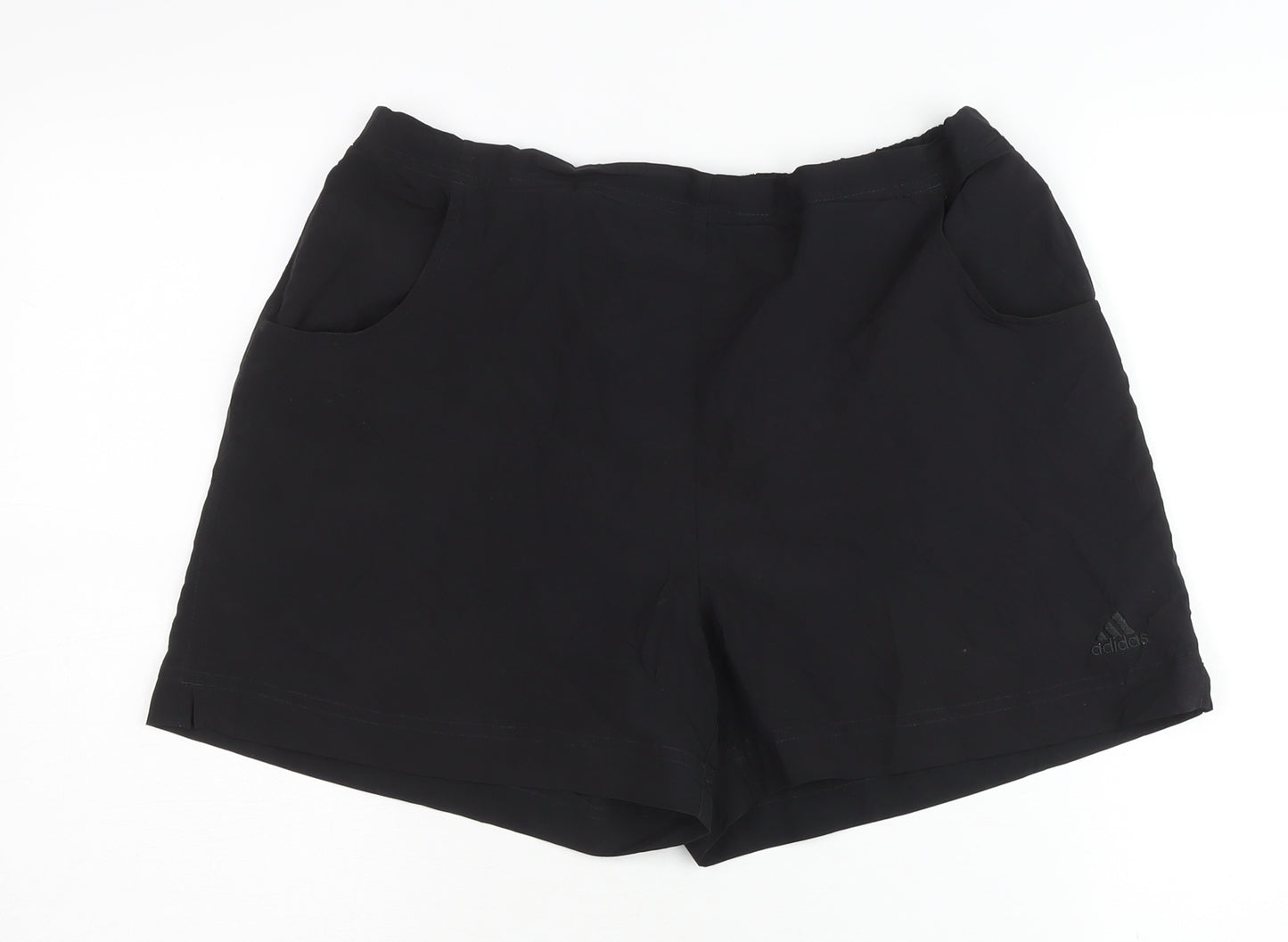 Adidas Women's Black Athletic Shorts L