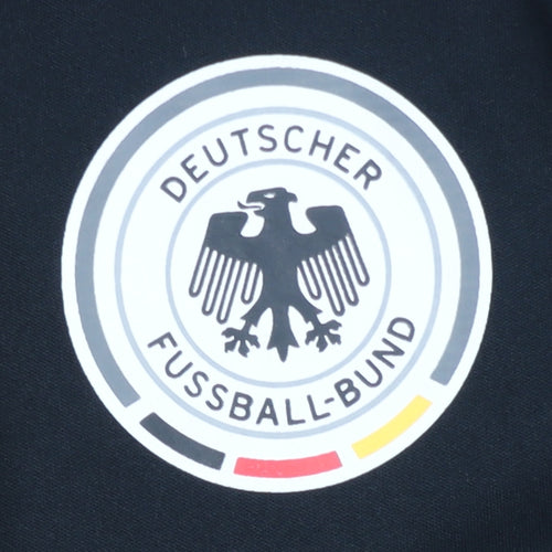 DFB Men's Black Home Shirt - Medium, Short Sleeves