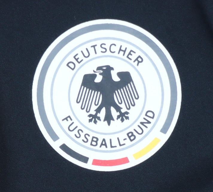 DFB Men's Black Home Shirt - Medium, Short Sleeves