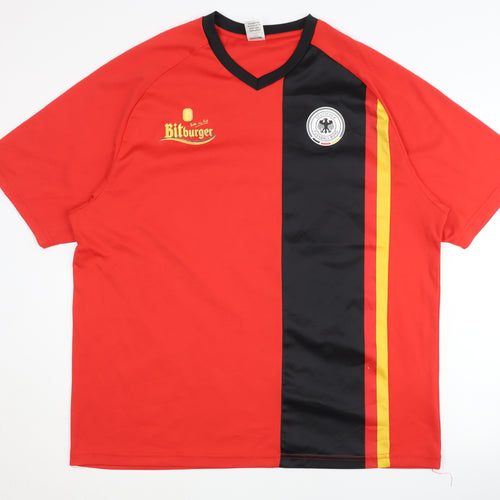 DFB Signed Red Home Football Shirt - Adults L/XL, Short Sleeve