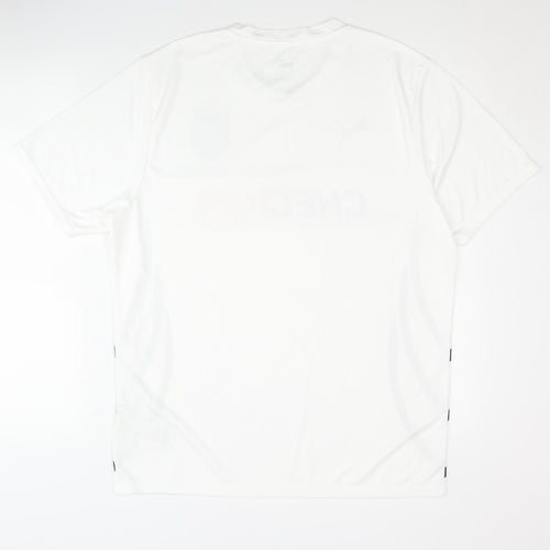 Puma Men's White Deutschland Football Shirt - Size L