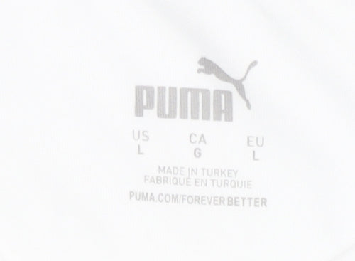 Puma Men's White Deutschland Football Shirt - Size L