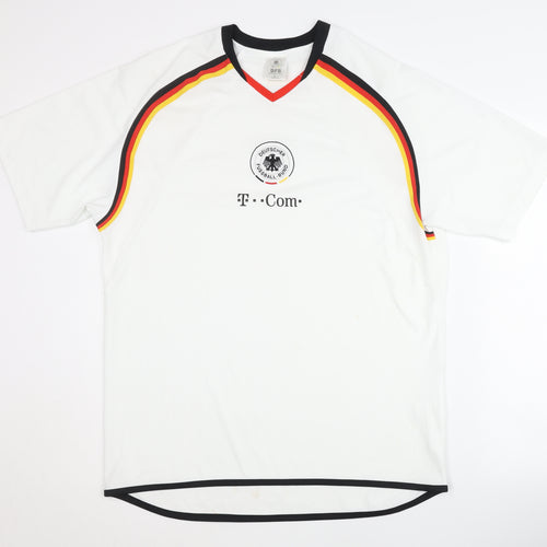 DFB Adult White Large Home Shirt Short Sleeves