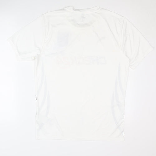 Puma Adult White Football Shirt Medium - Excellent Condition