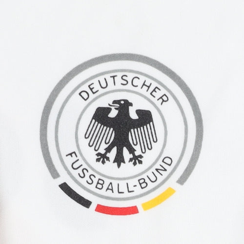 DFB Large White Adult Football Shirt Jogis 12. Man Short Sleeves