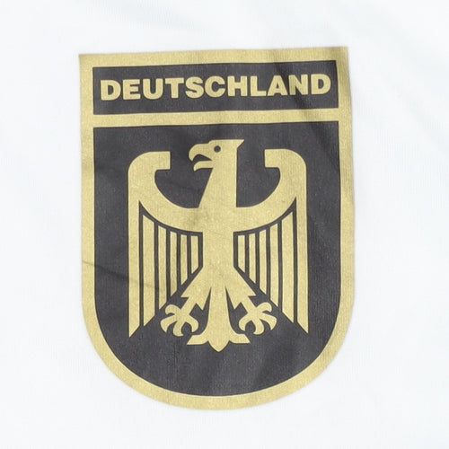 Puma Deutschland Home Shirt White Medium Adults Short Sleeves