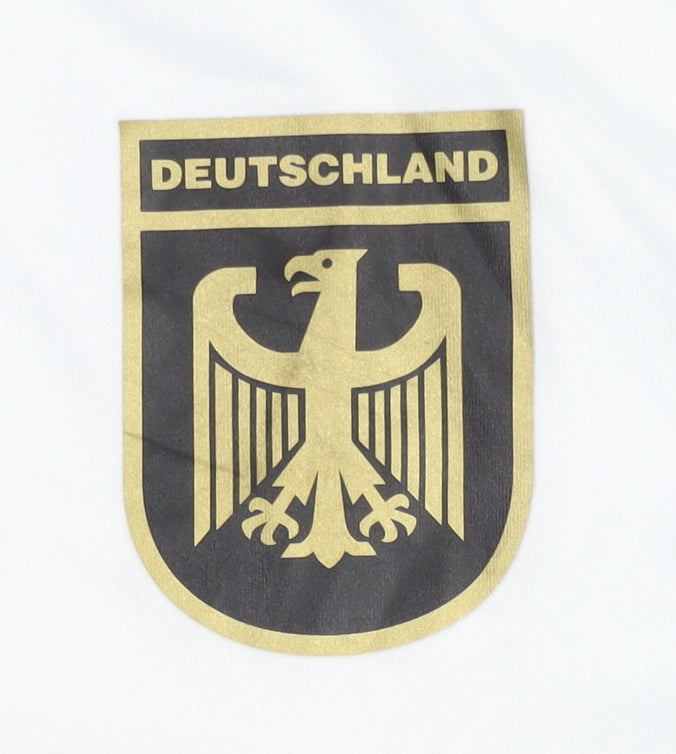 Puma Deutschland Home Shirt White Medium Adults Short Sleeves