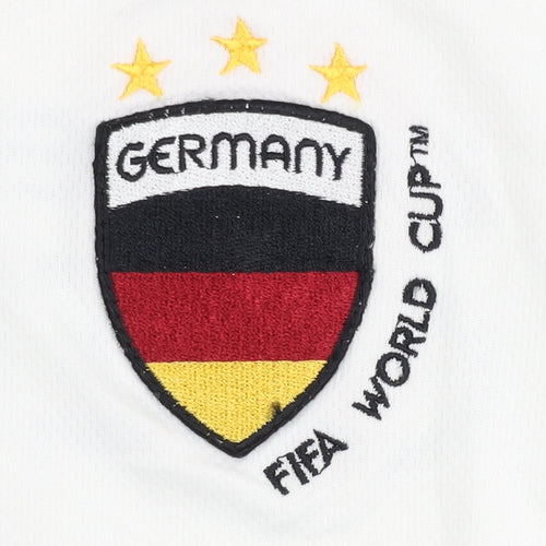 Germany Home Shirt World Cup 2006 Adults XL White Short Sleeves