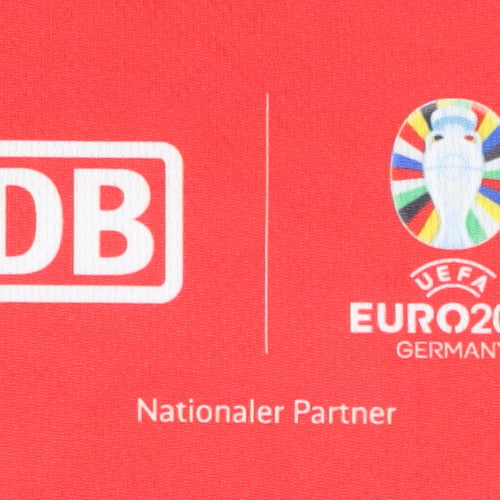 DB Men's Red XL Euro 2024 Home Football Shirt
