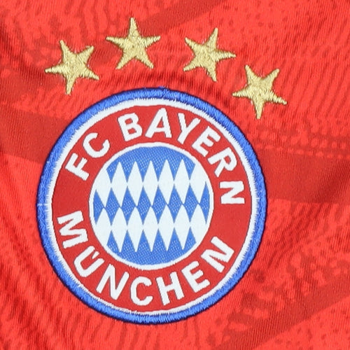 Adidas Children's Red Home Shirt - FC Bayern, Müller, 14-15 Years
