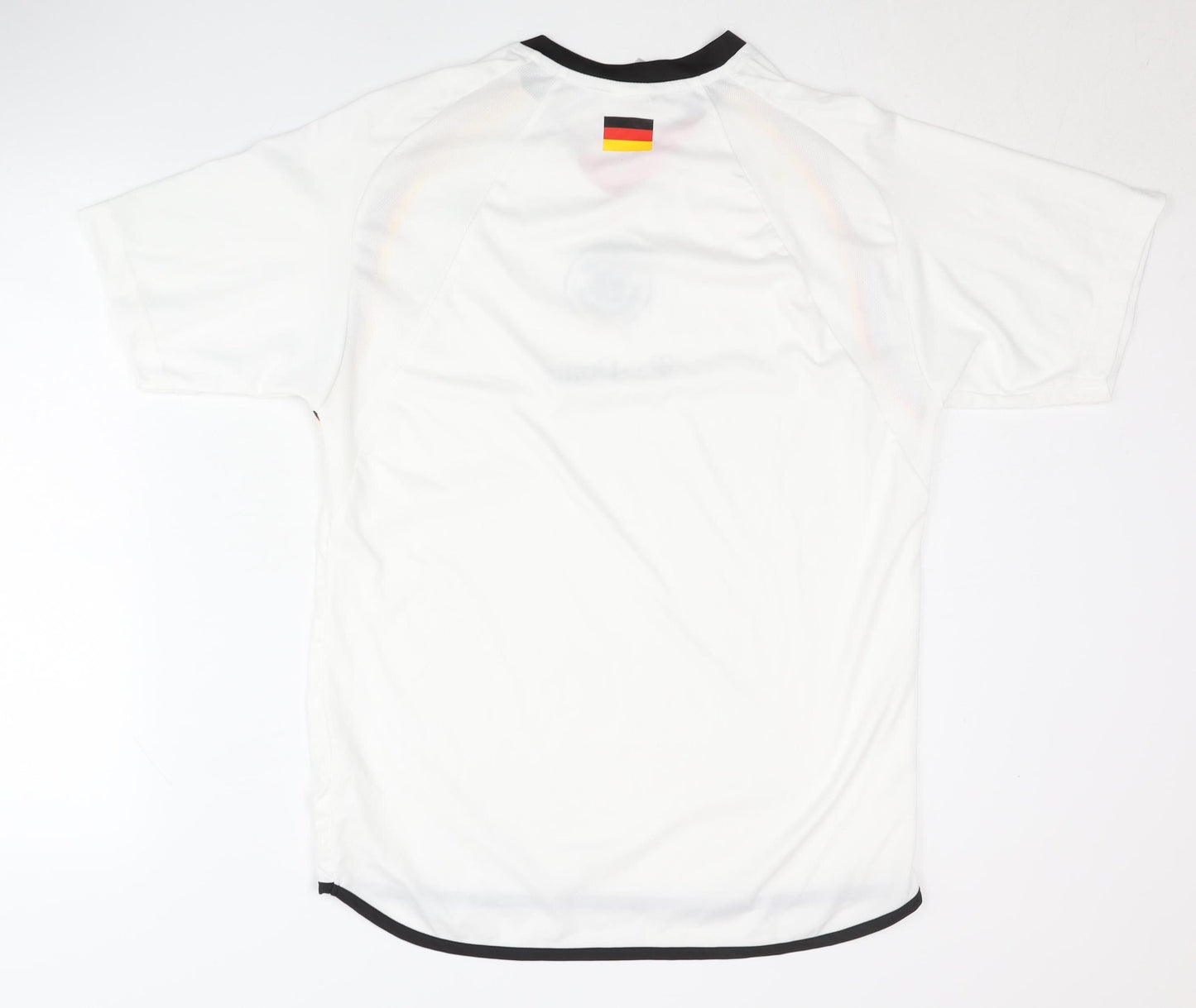 DFB Adult Medium White Short Sleeve Home Football Shirt