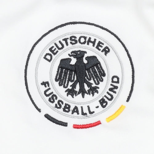 DFB Adult Medium White Short Sleeve Home Football Shirt