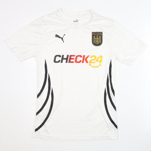 Puma Adult Germany Away Football Shirt - White, S