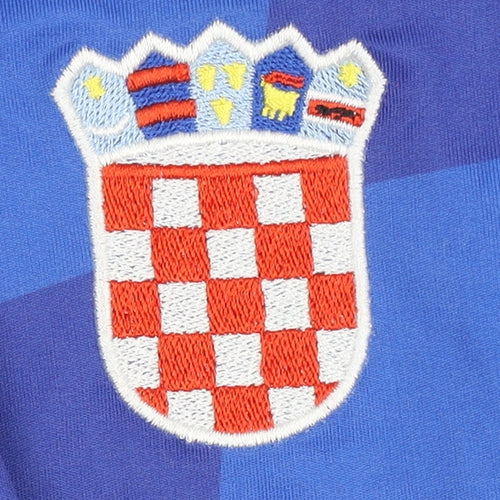 XS Blue Croatian Checkerboard Football Shirt, Hexter 2