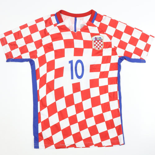 Croatia Home Football Shirt XS Red Checkered Adult