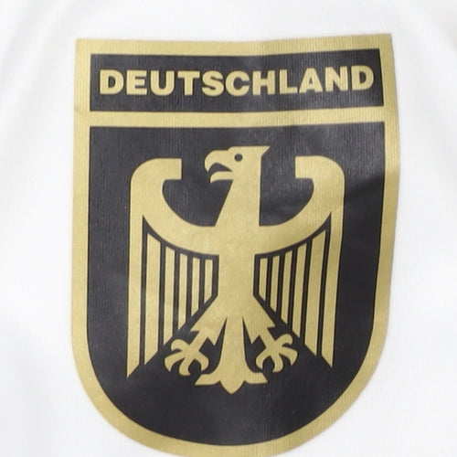 Puma Deutschland Home Shirt L, White, Adults, Short Sleeves