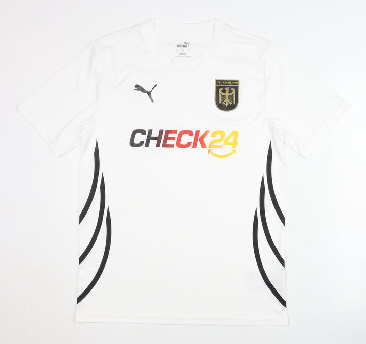 Puma Adult Medium White Football Shirt Excellent Condition