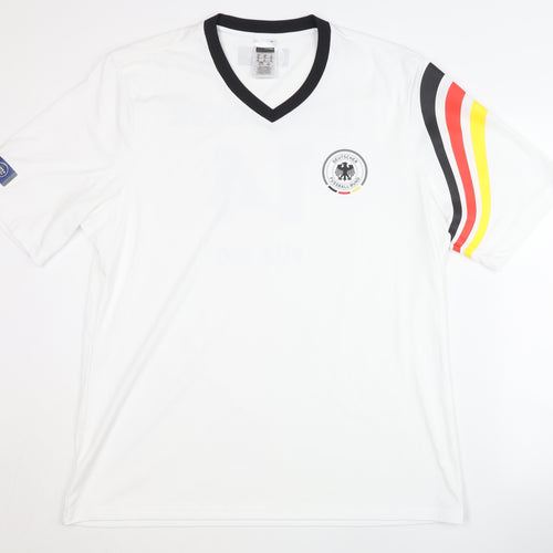 Classic Germany Home Football Shirt White XL
