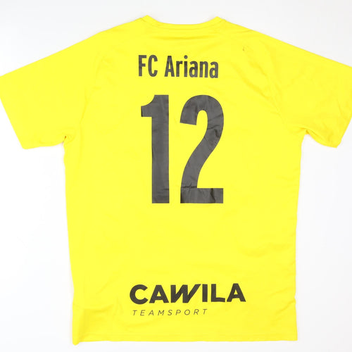 Puma FC Ariana Yellow Football Shirt Size L - Adults