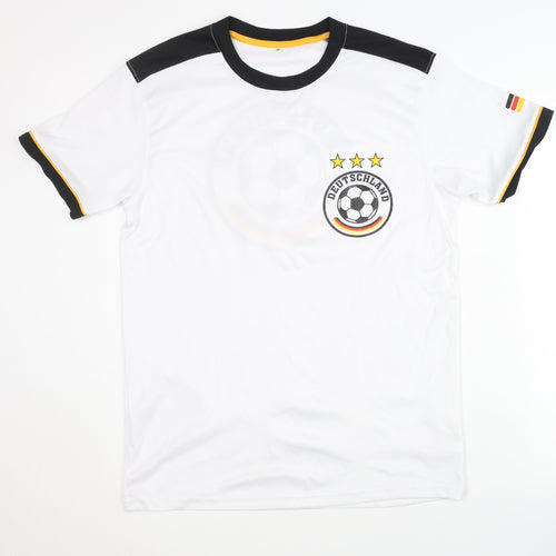 Germany Home Shirt - Adult Medium - White Short Sleeve
