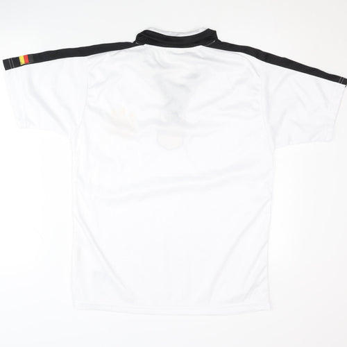 Deutschland Home Football Shirt White, Men's Size S