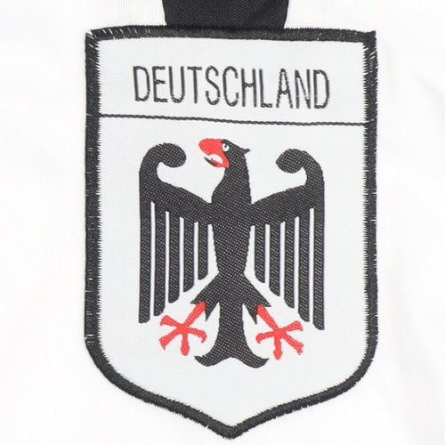 Deutschland Home Football Shirt White, Men's Size S