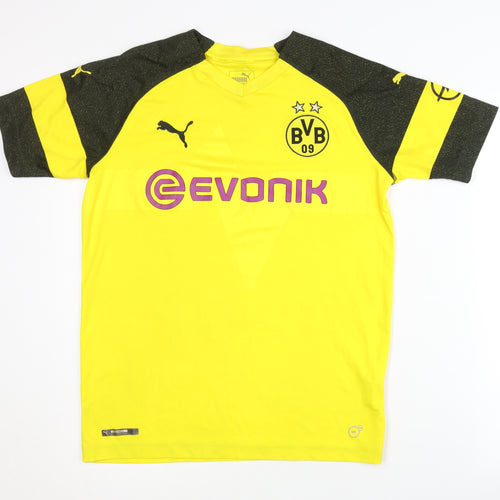 Puma Children's Yellow BVB Home Shirt 15-16 Years