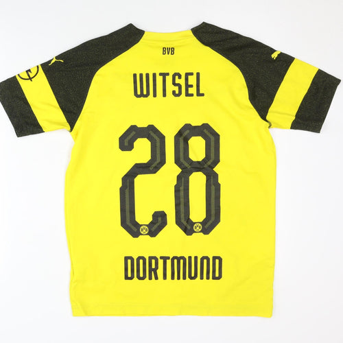 Puma Children's Yellow BVB Home Shirt 15-16 Years