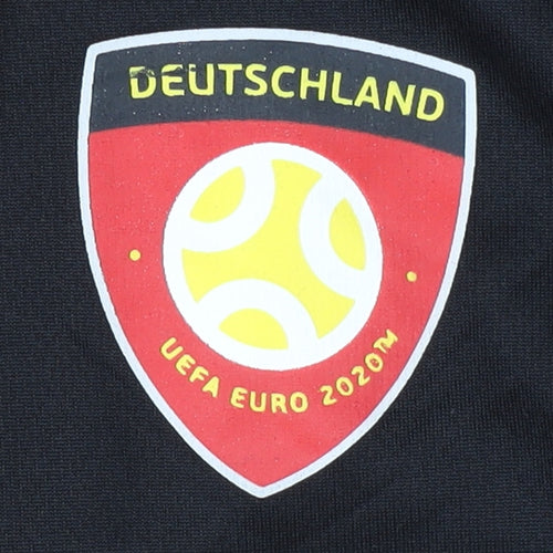 UEFA Euro 2020 Children's Black Away Shirt, 13-14 Years