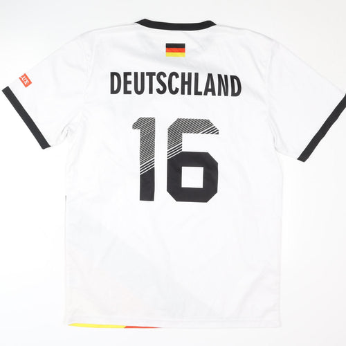 VELUX Germany Home Football Shirt White XL Adults Short Sleeve