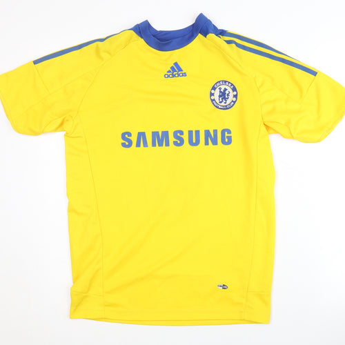 Adidas Men's Yellow Chelsea Away Shirt Lampard 8 Small