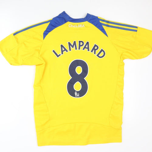 Adidas Men's Yellow Chelsea Away Shirt Lampard 8 Small