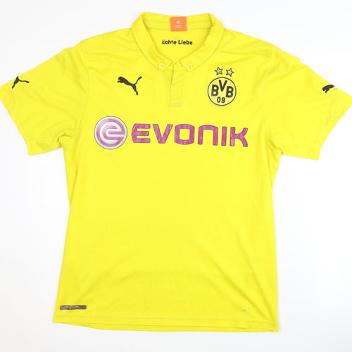 Puma Adults Yellow Medium Home Shirt