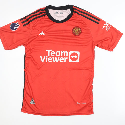 Adidas Children's Manchester United Home Shirt Rashford 10 Red