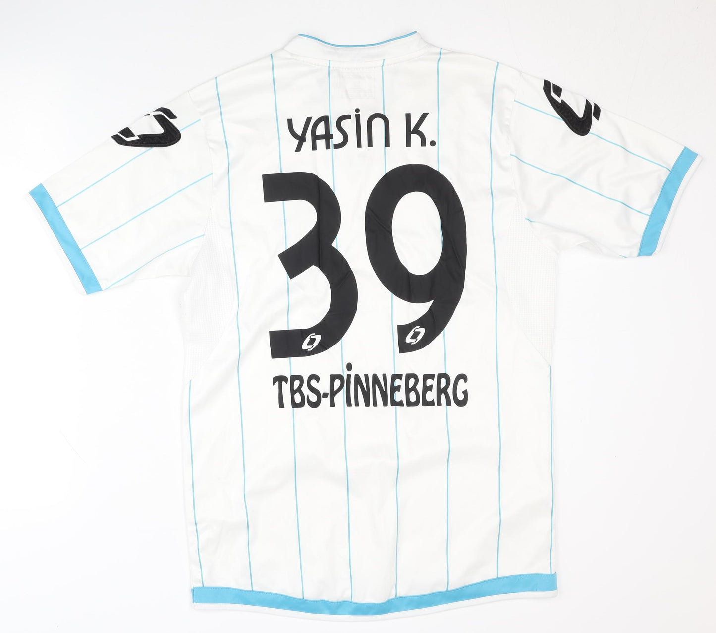 Lescon Men's M White Football Shirt - Yasin K. 39 Home Kit